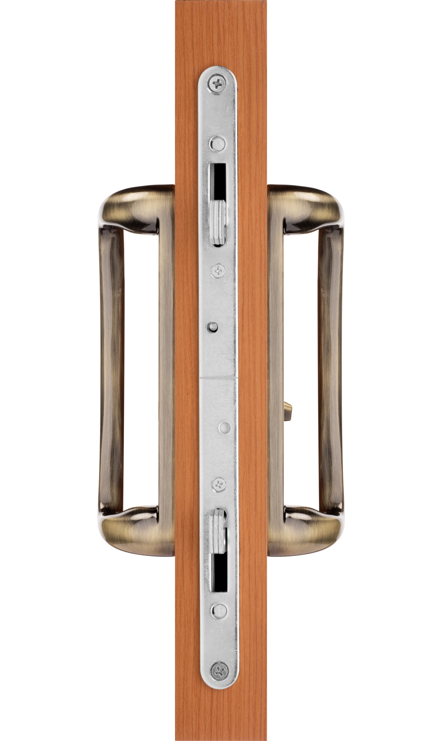88190005 Sonoma Sliding Glass Door Handle in Antique Brass Finish Fits 3-15/16″ CTC Screw Holes