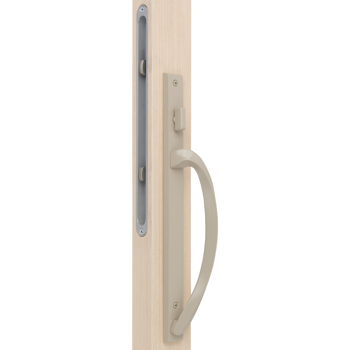 883500DS ROCKWELL LAGUNA CONTEMPORARY PRIVACY SLIDING PATIO DOOR HANDLE IN DESERT SAND FINISH