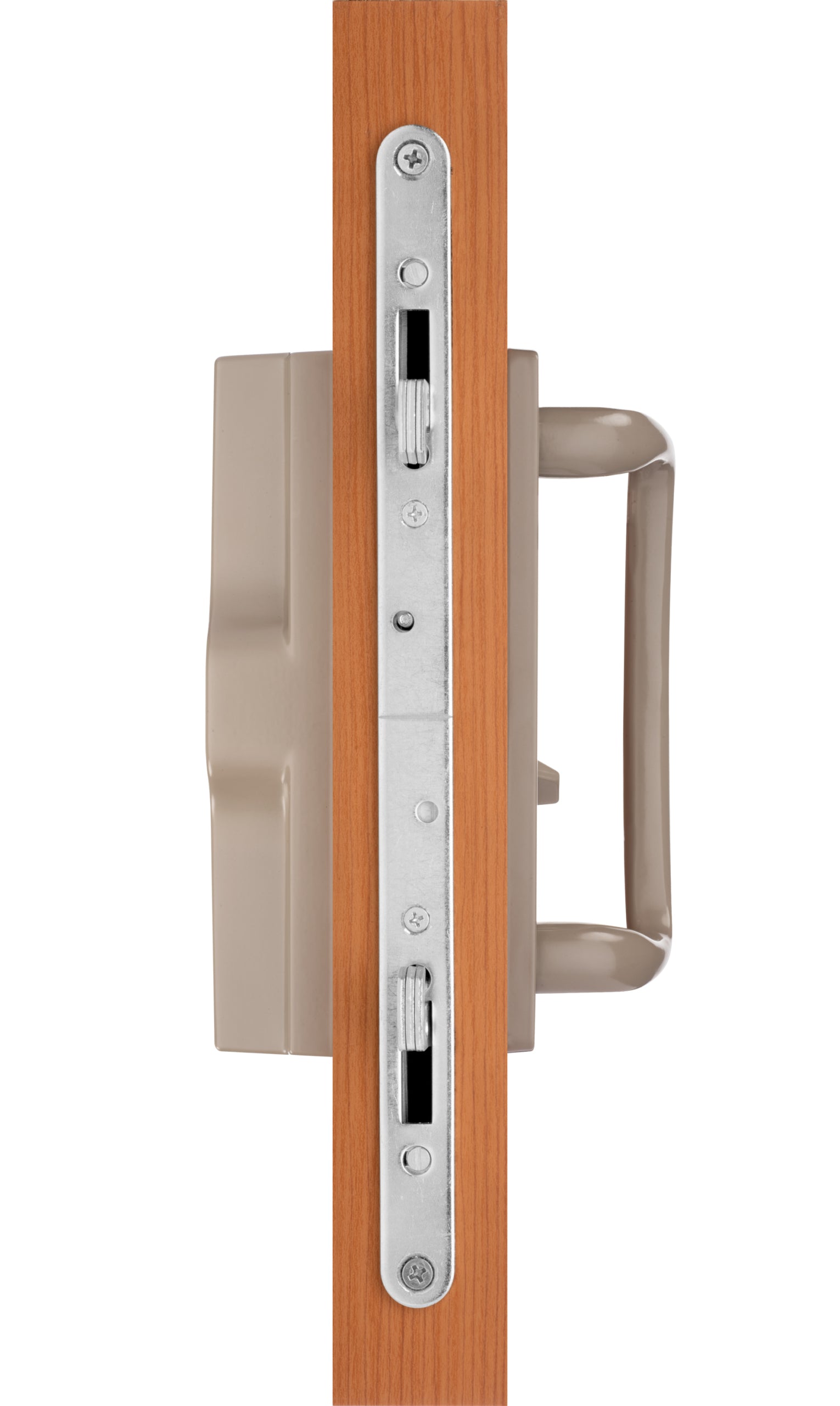 89060015 EURO-CHARLOTTE SLIDING DOOR HANDLE SET IN TAN FINISH FITS 3-15/16" – CTC SCREW HOLES