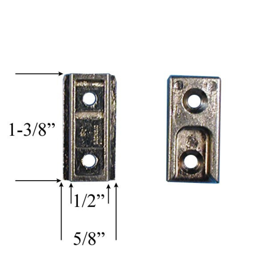 LOCK PLATE - ROLLER VERSION - DIE CAST - 5MM