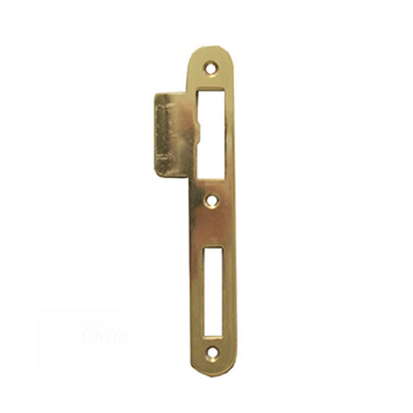 LATCH & DEADBOLT STRIKE LEFT HAND ROUND END