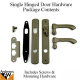Andersen Door Handle Albany Active Single Hinged Door Hardware Stone - 9007547