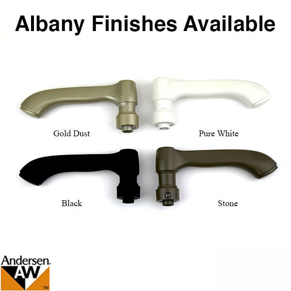 Andersen Door Handle Albany Active Single Hinged Door Hardware Stone - 9007547