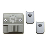 SECURITY FOOT BOLT FOR SLIDING DOOR, CHAMPAGNE - CHOOSE HANDING