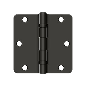 3-1/2" x 3-1/2" x 1/4" Radius Hinge, Ball Bearing