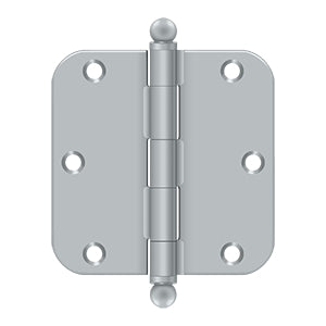3-1/2" x 3-1/2" x 5/8" Radius Hinge, w/ Ball Tips