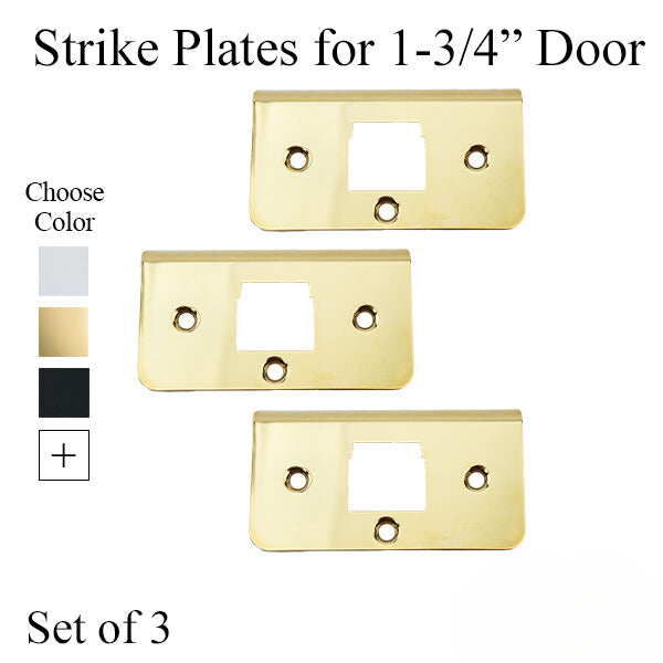 SET OF 3 STRIKE PLATES