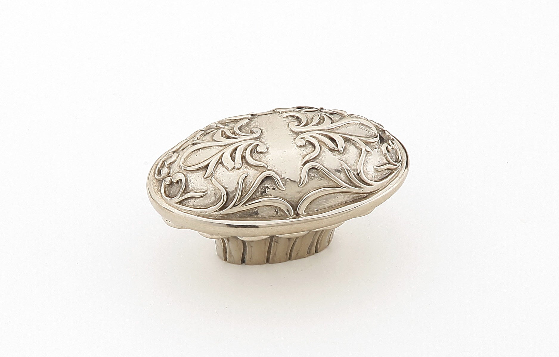 Schaub Cantata - Oval Knob - 5/8" cc Scrolled designs with Petals on base