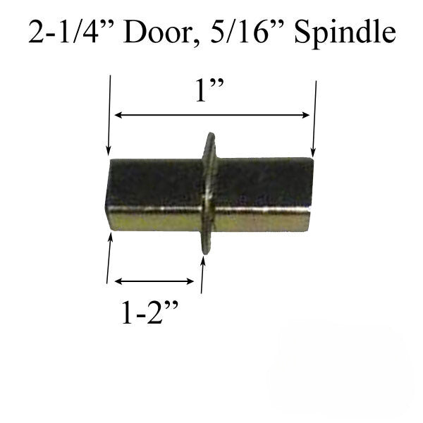 1" SPINDLES FOR TRILENNIUM LOCK, 2-1/4 DOOR