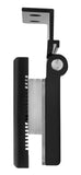 ALMHUS10B MINI HINGE FOR 1/4" GLASS SHOWER DOORS IN ANTIQUE BLACK FINISH