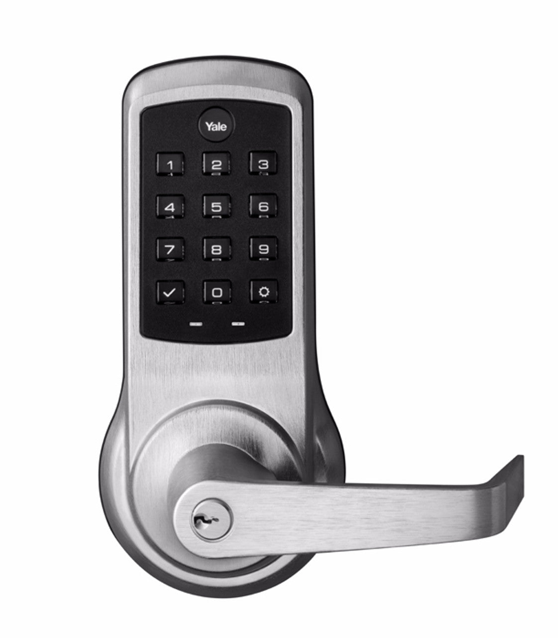 Accentra nexTouch Series - Grade 1 Cylindrical Lock with Keypad Trim, Stand Alone Pushbutton Keypad