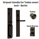 G-U / Ferco Berlin Zamac Grip set For Tedee smart lock - Dark Bronze