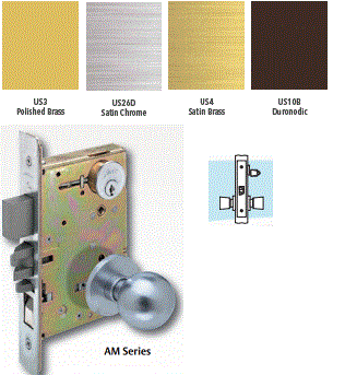Arrow AM24 Storeroom Motrise Knob Lock