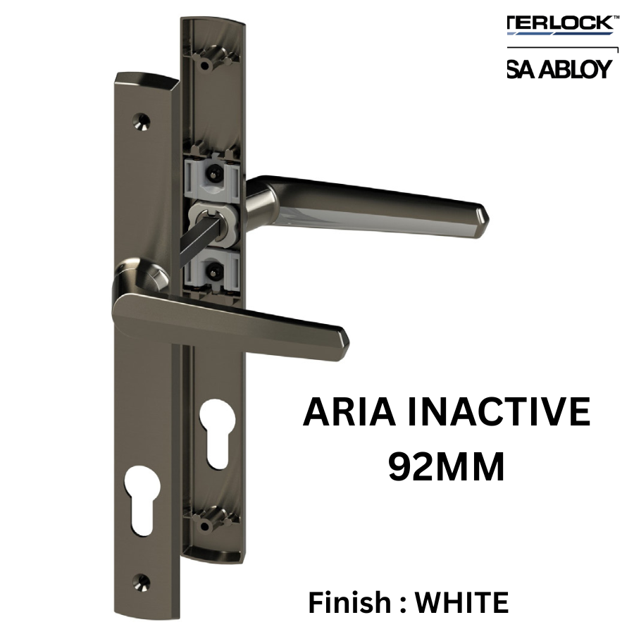 Interlock/Assa Abloy ARIA SWING DOOR HANDLE SET INACTIVE 92MM- WHITE