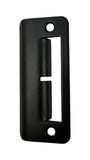 HOPPE Strike plate with a full curved lip For Double door shoot bolt system - Matt Black