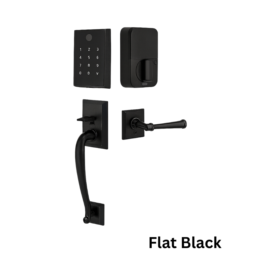 Emtek EMP20205 EMPowered Motorized Touchscreen Keypad Entry Set with Franklin Grip