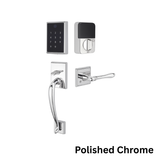 Emtek EMP20205 EMPowered Motorized Touchscreen Keypad Entry Set with Franklin Grip