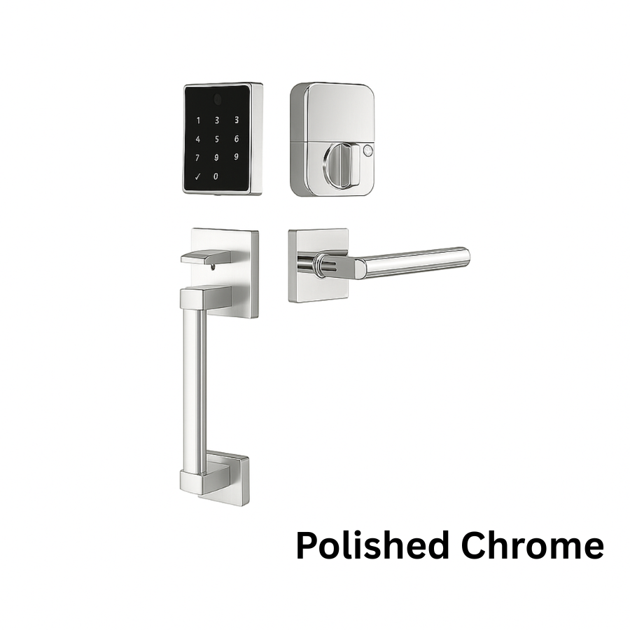 Emtek EMP20207 EMPOWERED™ 2 TOUCH ENTRY SET WITH HERCULES GRIP