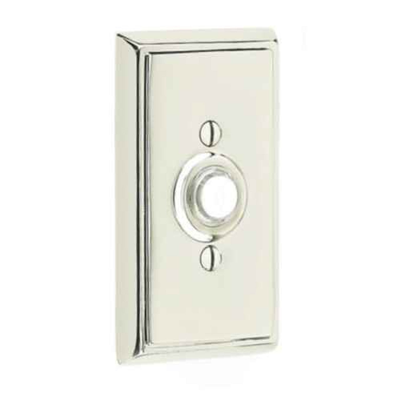Emtek 2403 Brass Rectangular Door Bell Cover