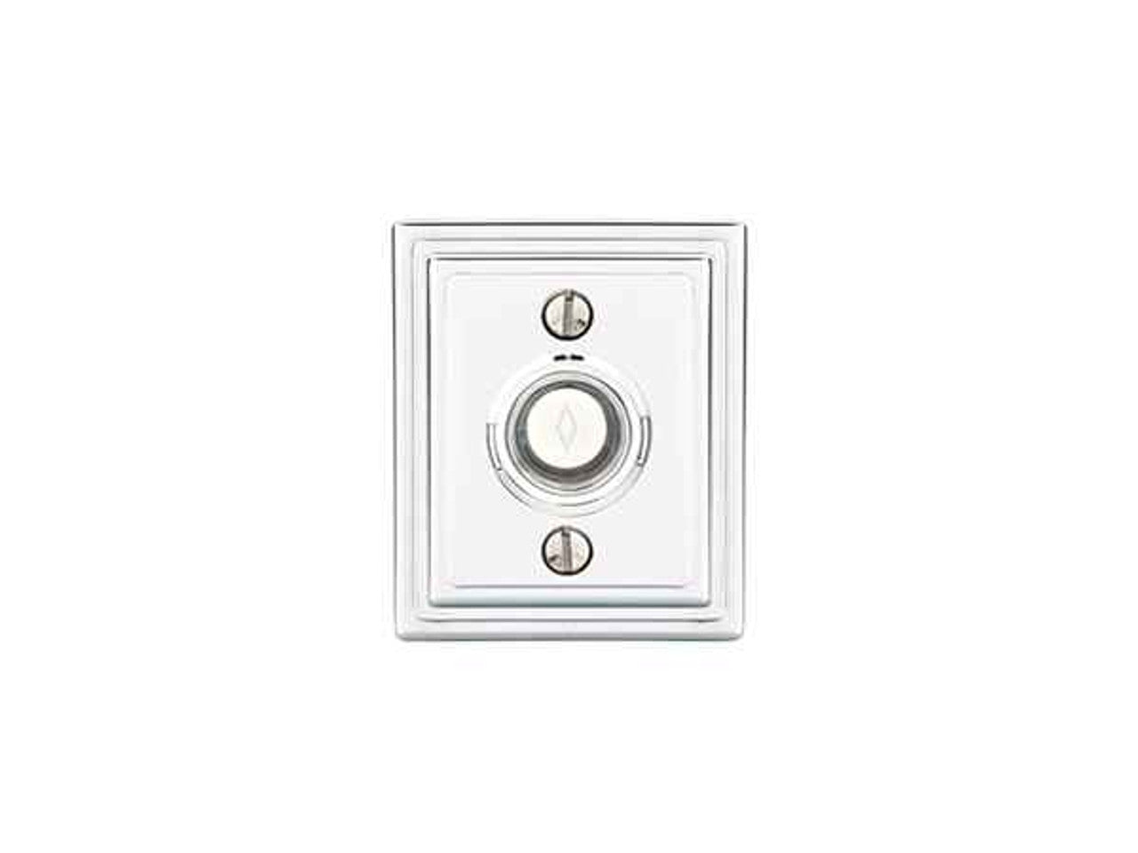 Emtek 2404 Brass Wilshire Door Bell Cover