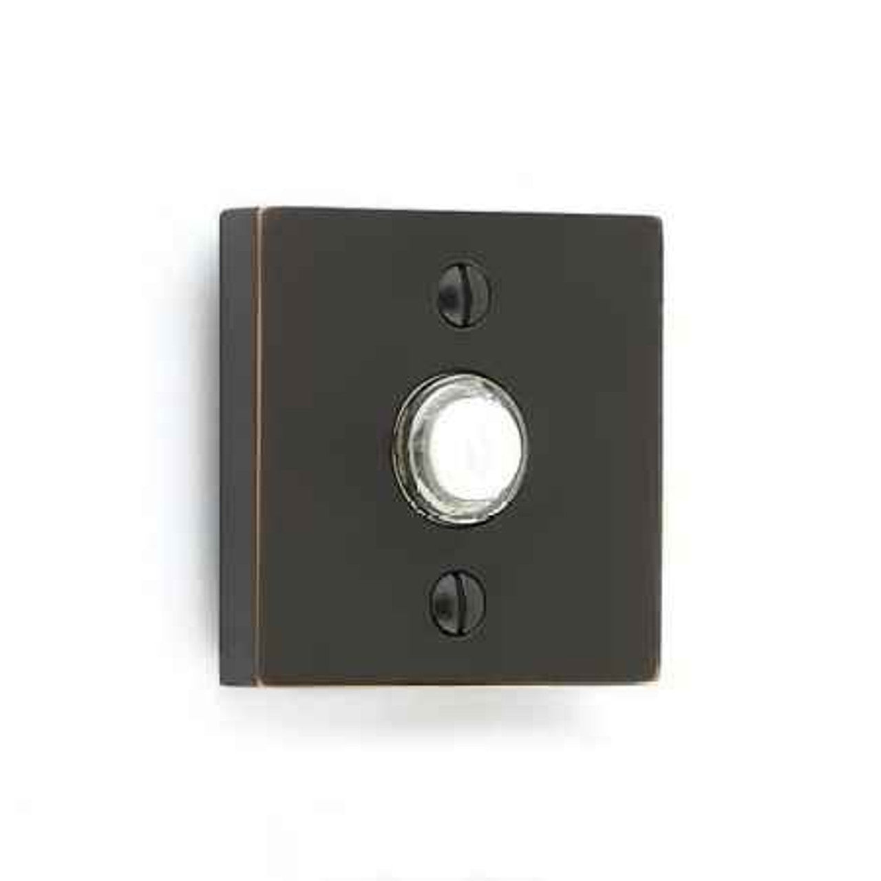 Emtek 2459 Brass Square Door Bell Cover