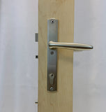 HOPPE MULTIPOINT LOCK HANDLESET, VERONA, M151/216N, SOLID BRASS - SATIN NICKEL, ACTIVE , 2094805