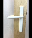 HOPPE Multipoint Lock Handleset - M151/216 VERONA CONTEMPORARY INACTIVE-Pure White ,2131127