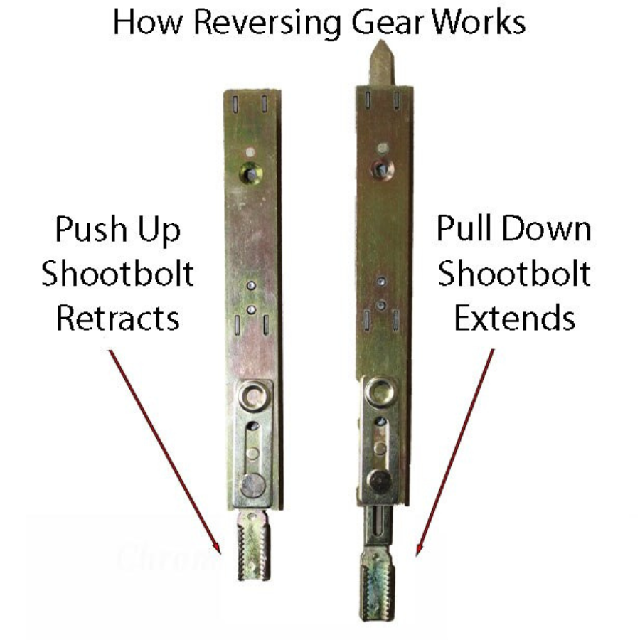 Shootbolt Reversing Gear Extension Tip for Multipoint lock - YDI