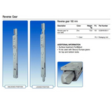 SECURY EUROPA REVERSING GEAR, TOP SHOOTBOLT - STAINLESS STEEL