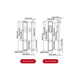 HOPPE HLS7 HANDLESET, RODOS, M1603/2167N, KEYED ACTIVE, SATIN NICKEL - 2745698
