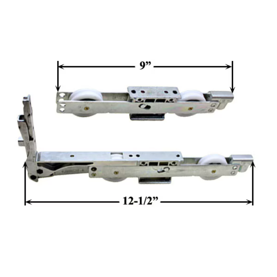 GU Ferco Sliding Door Roller Pair Front and Rear Sliding Door Runners with Rollers