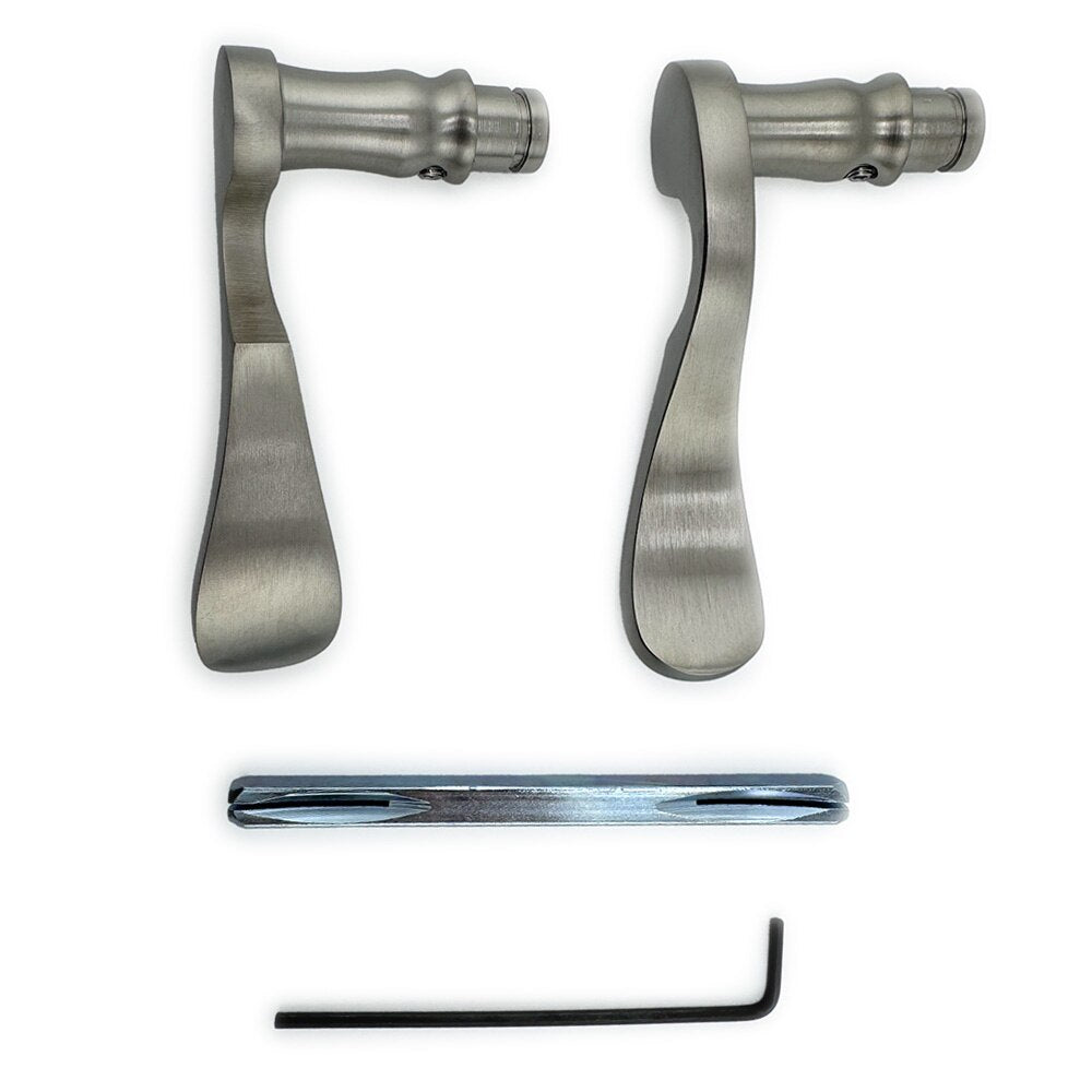 G-U CAPRI HANDLE & 45MM PLATE, ACTIVE, KEYED WITH THUMBTURN (HANDLE BELOW CYLINDER) CHOOSE COLOR