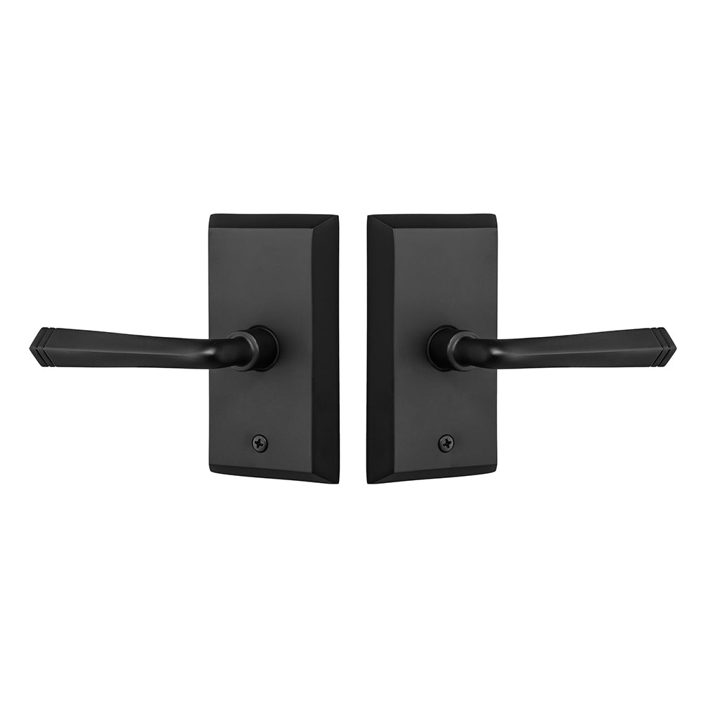 L2AMPDQUS10B PREMIUM AQUA SOLID BRASS SECTIONAL MULTIPOINT TRIM SET WITH QUATTRO LEVER IN ANTIQUE BLACK FINISH