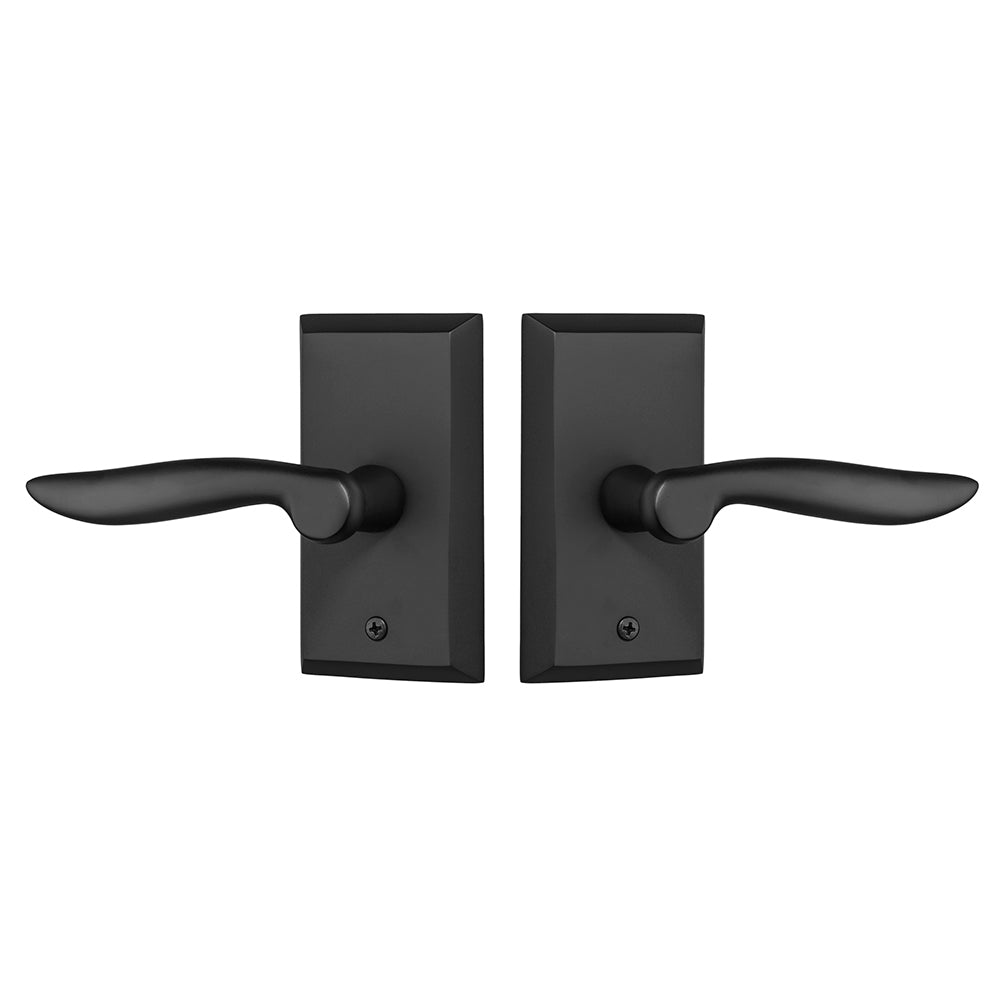 L2AMPMLUS10B PREMIUM AQUA SOLID BRASS SECTIONAL MULTIPOINT TRIM SET WITH DAHLI LEVER IN ANTIQUE BLACK FINISH