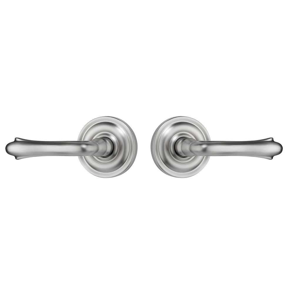 LBM1510US15 Rockwell Sapphire Multipoint Lock Bourne Lever Trim Set in Brushed Nickel Finish