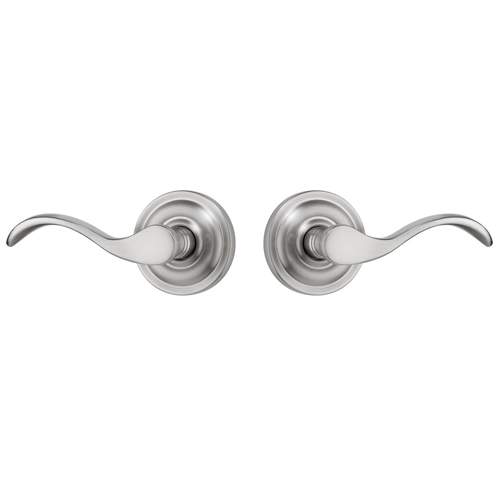 LCM1510US15 Rockwell Sapphire Multipoint Lock Classic Wave Lever Trim Set in Brushed Nickel Finish