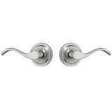 LCM1510US15 Rockwell Sapphire Multipoint Lock Classic Wave Lever Trim Set in Brushed Nickel Finish