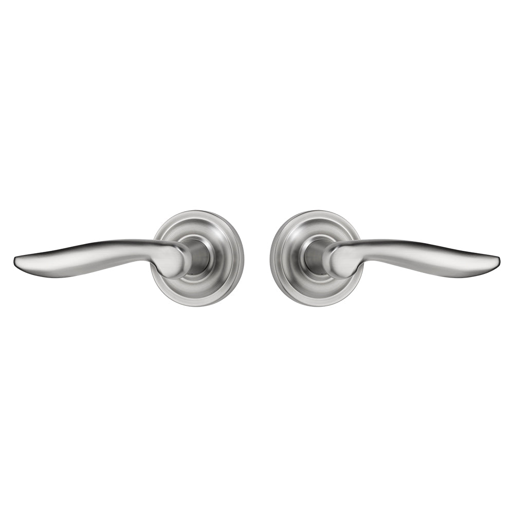 LMM1510US15 Rockwell Sapphire Multipoint Lock Dahli Lever door handleset in Satin Nickel Finish