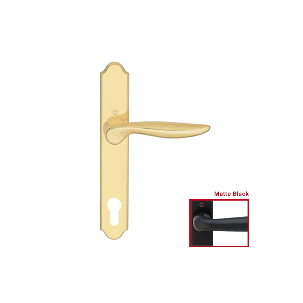 HOPPE TORONTO HANDLESET M1020/374N, ACTIVE|KEYED - MATTE BLACK , 2134328
