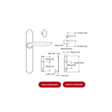 HOPPE TORONTO HANDLESET M1020/374N, ACTIVE|KEYED - MATTE BLACK , 2134328