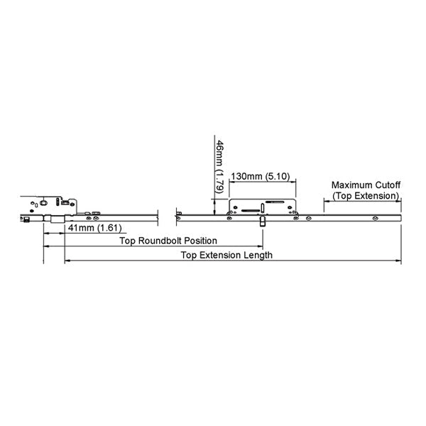 Manual Roundbolt Hoppe Gear 8778139