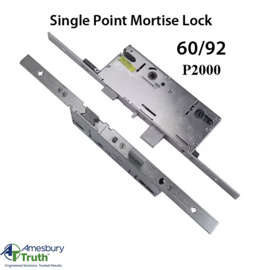 Amesbury Truth P2000 Active Single Point Mortise Lock 60/92 American Cylinder