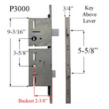 P3000 Replacement Deadbolt Gearbox / Lock Case 60/92
