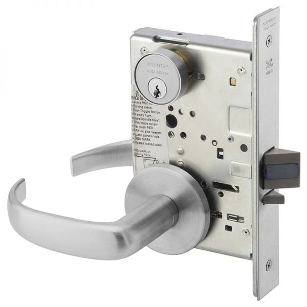 Accentra 8805FL Grade 1 Storeroom Mortise Lock, Pacific Beach Lever