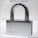 MUL-T-LOCK #16 C-Series Padlock with Protector (5-8