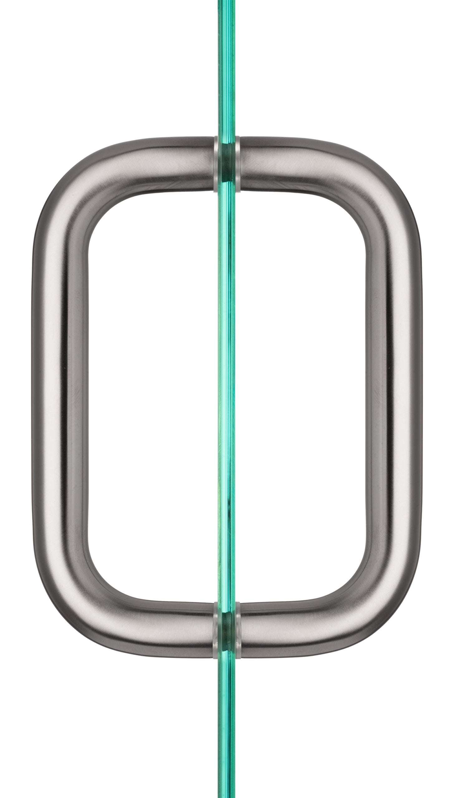 SDH3/4X8-BS 8″ Back to Back Tubular Pull in Brushed Nickel Finish for Heavy Glass Frameless Shower Doors