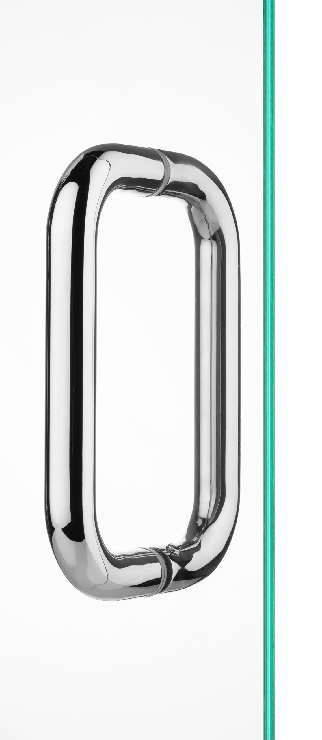 SDH3/4X6-PS 6″ Back to Back Tubular Pull in Chrome Finish for Heavy Glass Frameless Shower Doors