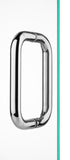 SDH3/4X6-PS 6″ Back to Back Tubular Pull in Chrome Finish for Heavy Glass Frameless Shower Doors