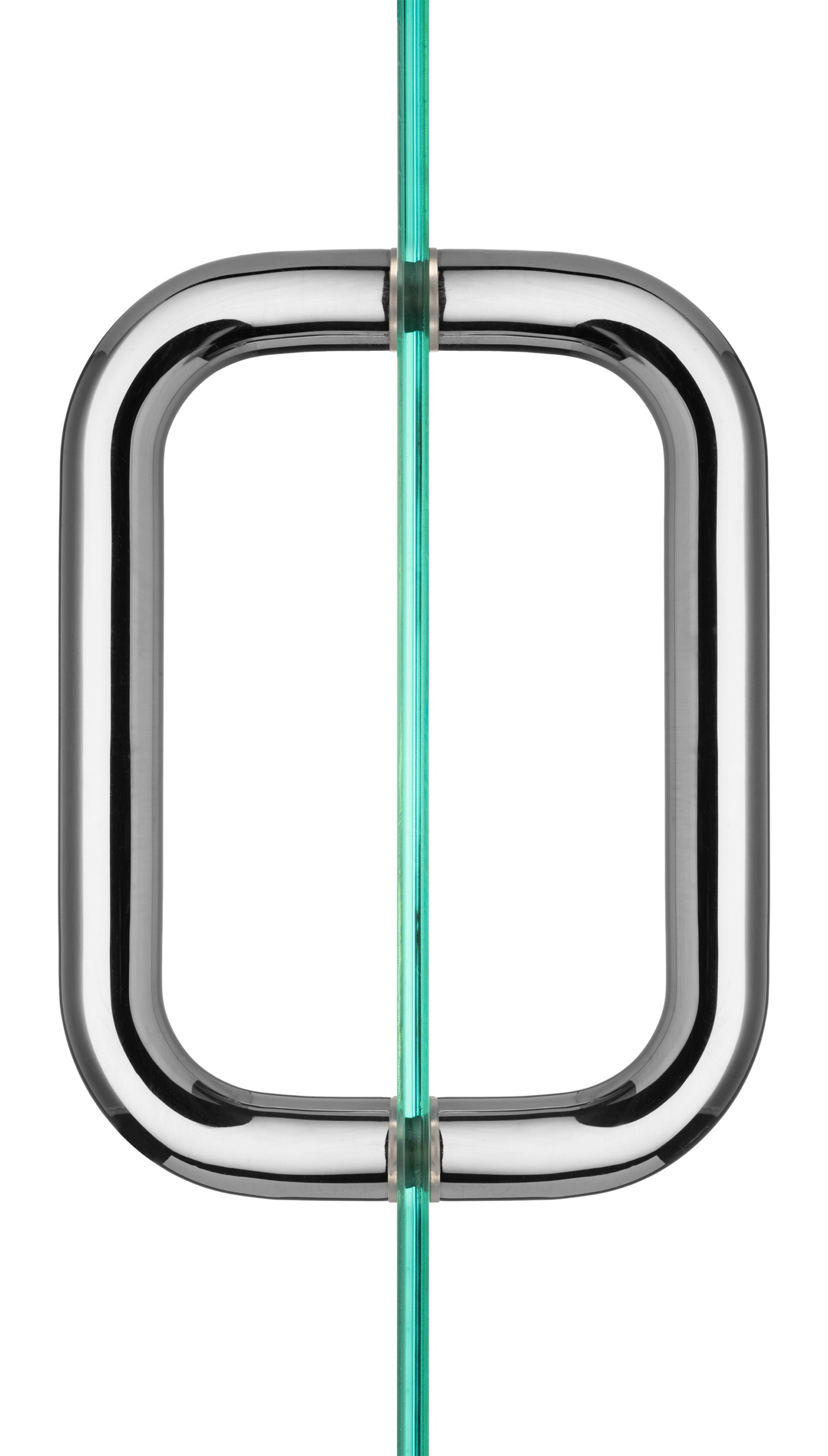 SDH3/4X6-PS 6″ Back to Back Tubular Pull in Chrome Finish for Heavy Glass Frameless Shower Doors