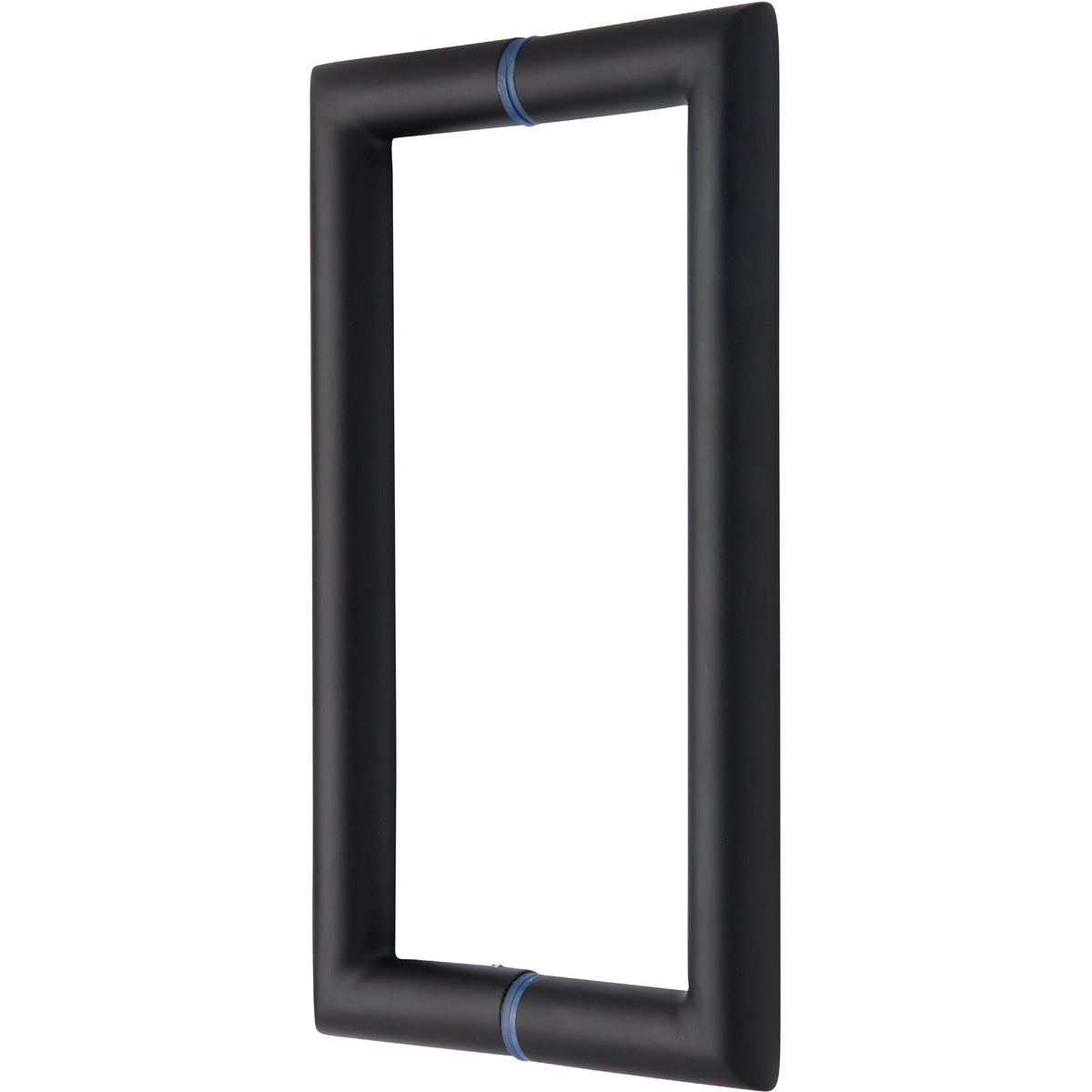 SDH8MCTUS10B Rockwell 8″ Back to Back Tubular Mitered Corner Handle in Antique Black Finish for Heavy Glass Frameless Shower Doors